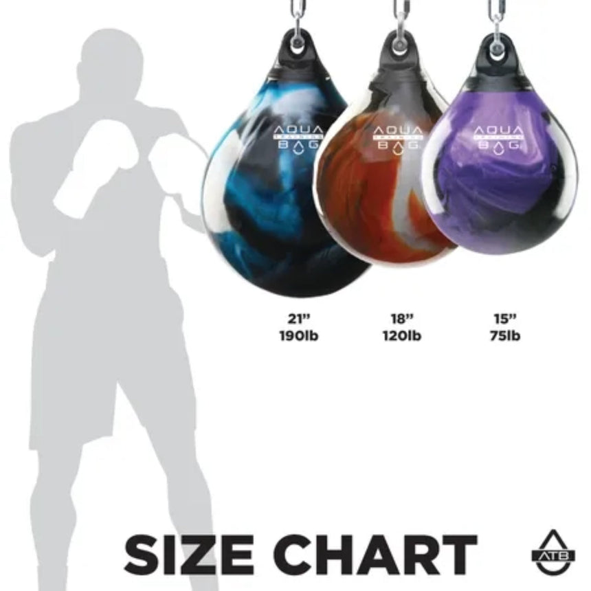 Black Aqua 21" 190lb Punching Bag    at Bytomic Trade and Wholesale