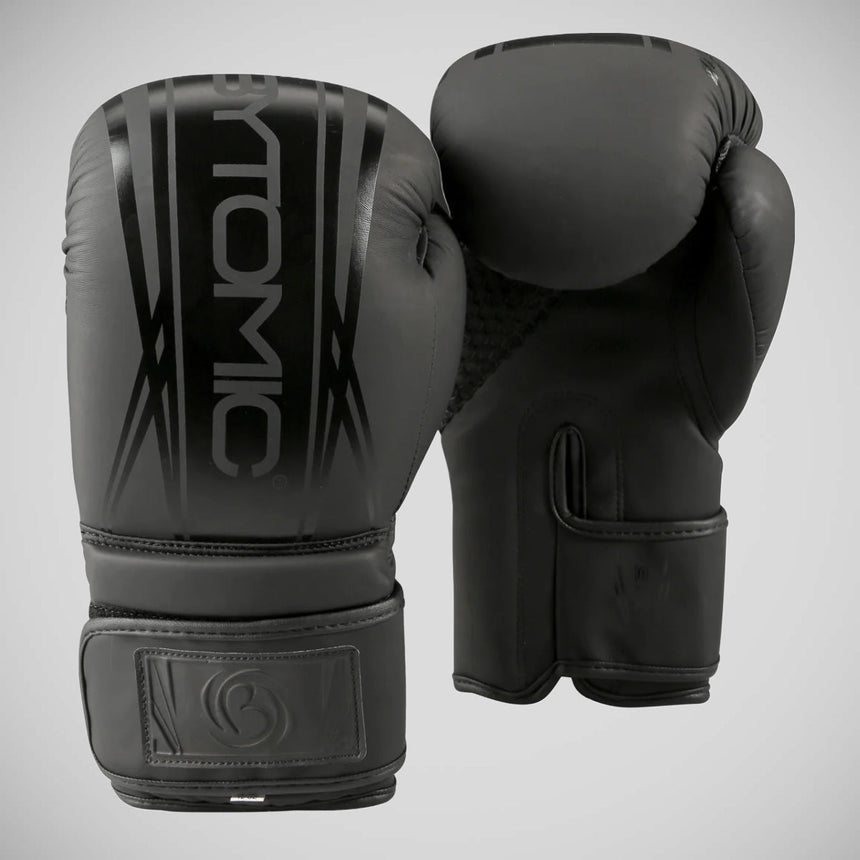 Black/Black Bytomic Axis V2 Boxing Gloves    at Bytomic Trade and Wholesale