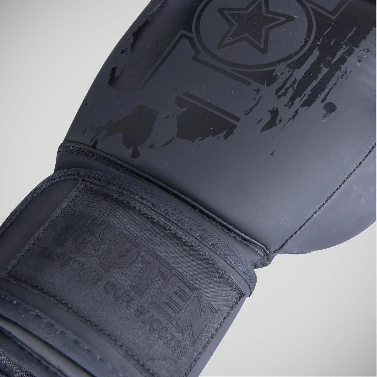 Top Ten Power Ink Black'n'Black Boxing Gloves Black/Black    at Bytomic Trade and Wholesale