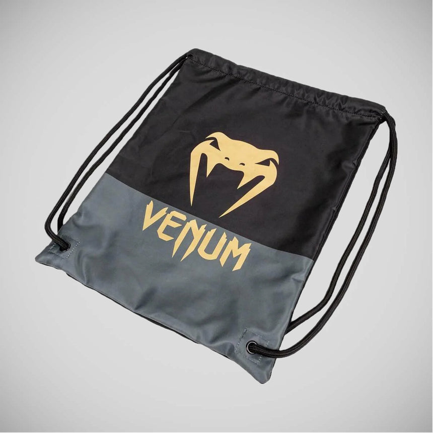 Black/Bronze Venum Classic Drawstring Bag    at Bytomic Trade and Wholesale