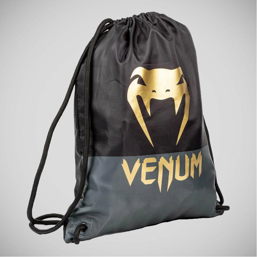 Black/Bronze Venum Classic Drawstring Bag    at Bytomic Trade and Wholesale