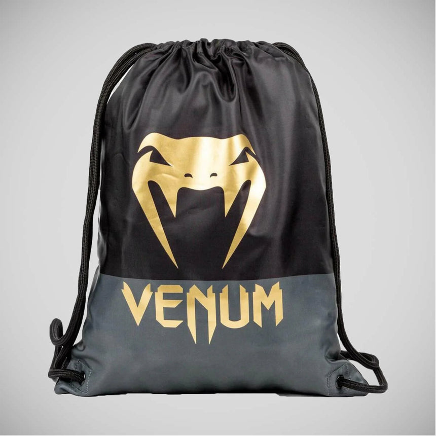 Black/Bronze Venum Classic Drawstring Bag    at Bytomic Trade and Wholesale
