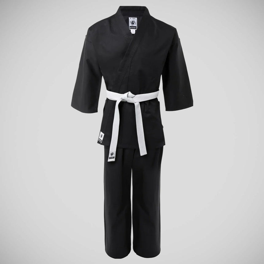 Black Bytomic Kids 100% Cotton Student Karate Uniform    at Bytomic Trade and Wholesale