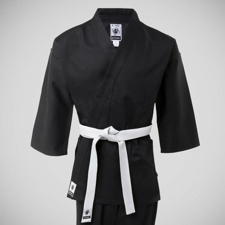Black Bytomic Kids 100% Cotton Student Karate Uniform    at Bytomic Trade and Wholesale