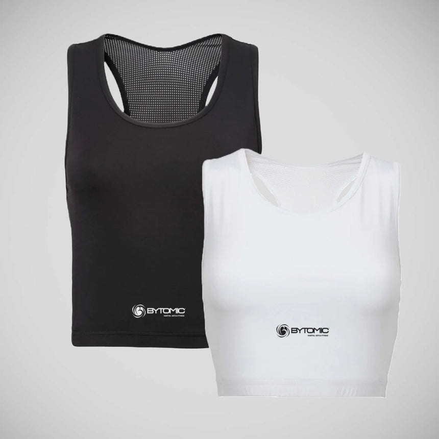 Black Bytomic Maxi Guard Women Sports Vest    at Bytomic Trade and Wholesale