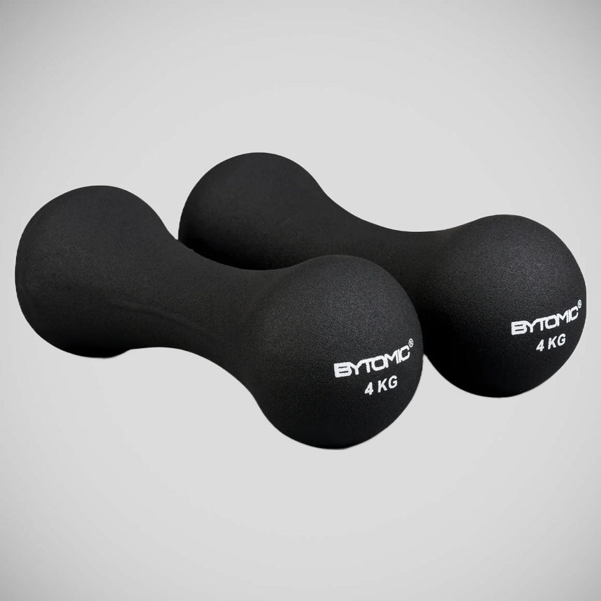 Black Bytomic Neoprene 4kg Dumbbells    at Bytomic Trade and Wholesale