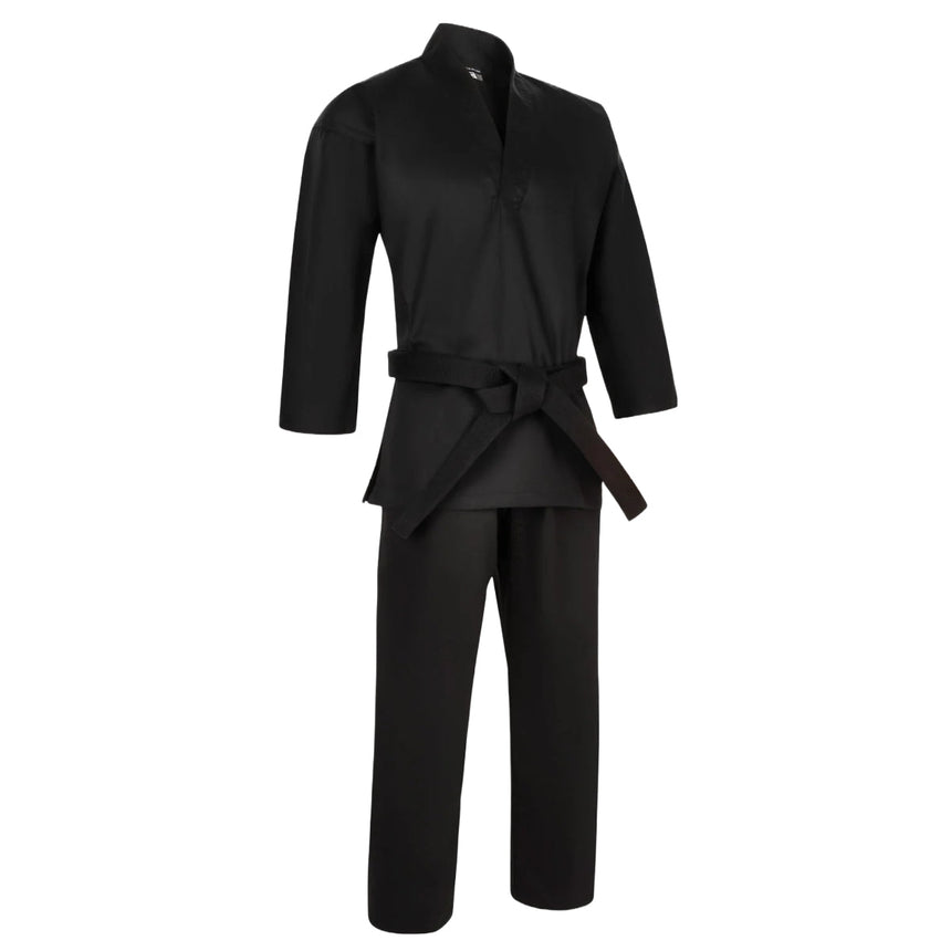 Black Bytomic Red Label V-Neck Martial Arts Uniform    at Bytomic Trade and Wholesale