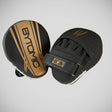 Black/Gold Bytomic Axis V2 Focus Mitts    at Bytomic Trade and Wholesale