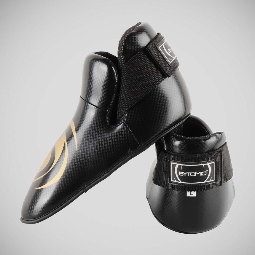 Black/Gold Bytomic Performer Point Sparring Kicks    at Bytomic Trade and Wholesale