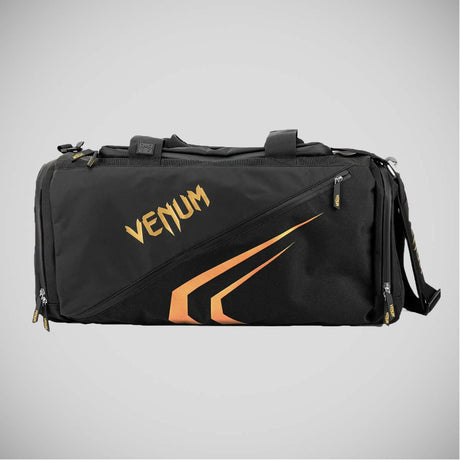 Black/Gold Venum Trainer Lite Evo Sports Bag    at Bytomic Trade and Wholesale