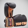 Black/Orange Top Ten Fight Boxing Gloves    at Bytomic Trade and Wholesale