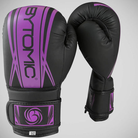 Black/Purple Bytomic Axis Ladies Boxing Gloves    at Bytomic Trade and Wholesale