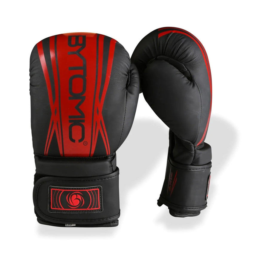 Black/Red Bytomic Axis V2 Kids Boxing Gloves    at Bytomic Trade and Wholesale