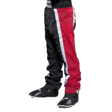 Black/Red Top Ten Adult Mesh Kickboxing Pants    at Bytomic Trade and Wholesale