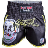 Black Top Ten Prachao IFMA Muay Thai Shorts    at Bytomic Trade and Wholesale