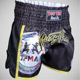 Black Top Ten Prachao IFMA Muay Thai Shorts    at Bytomic Trade and Wholesale