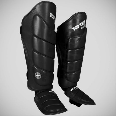 Black Top Ten Theep IFMA Shin/Instep Guards    at Bytomic Trade and Wholesale
