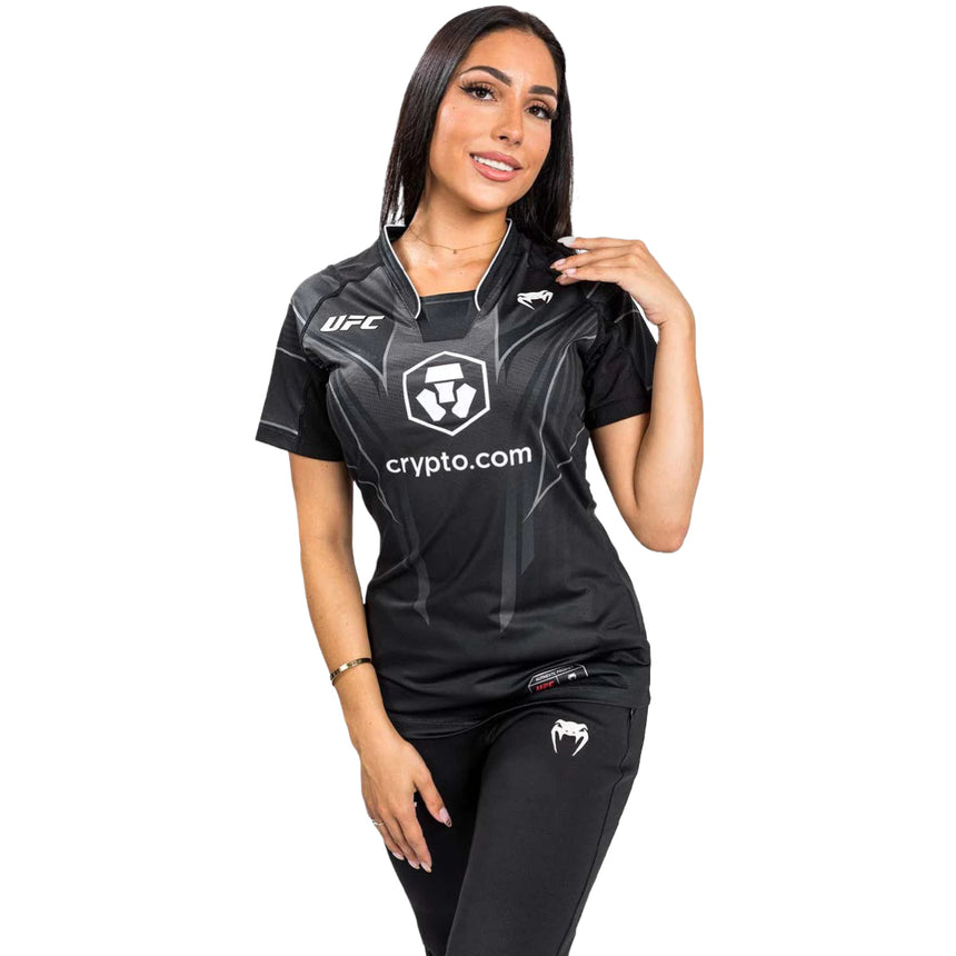 Black Venum UFC Authentic Fight Night 2.0 Women's Walkout Jersey    at Bytomic Trade and Wholesale