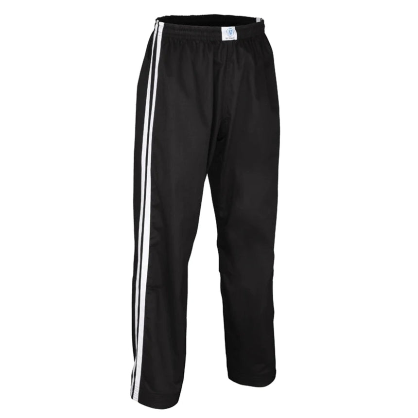 Black/White Bytomic Adult Double Stripe Contact Pants    at Bytomic Trade and Wholesale