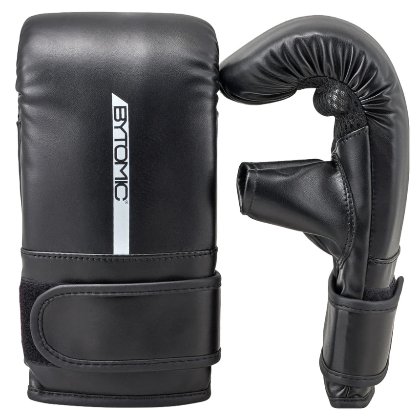 Black/White Bytomic Red Label Bag Gloves    at Bytomic Trade and Wholesale