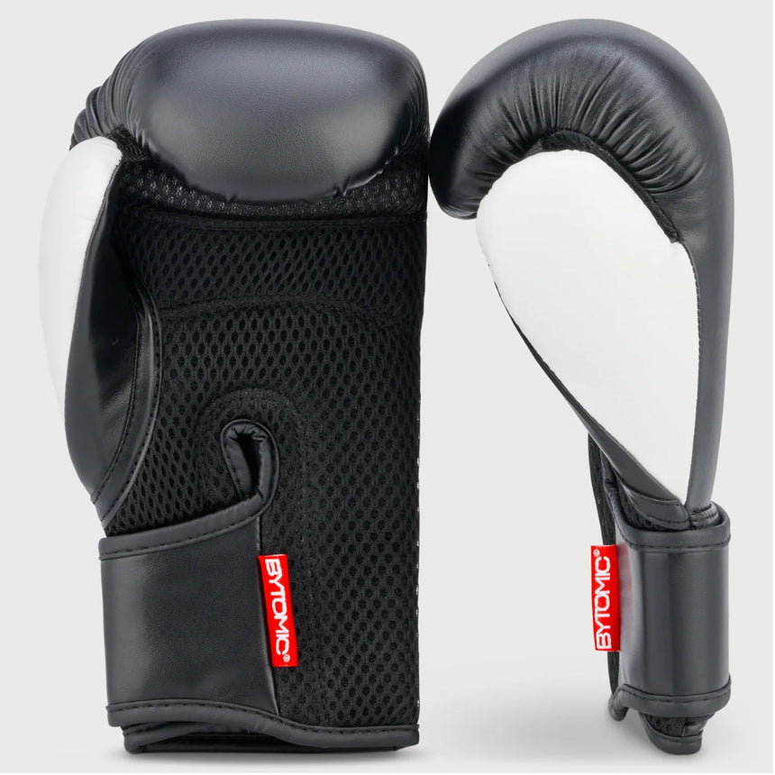 Black/White Bytomic Red Label Boxing Gloves    at Bytomic Trade and Wholesale