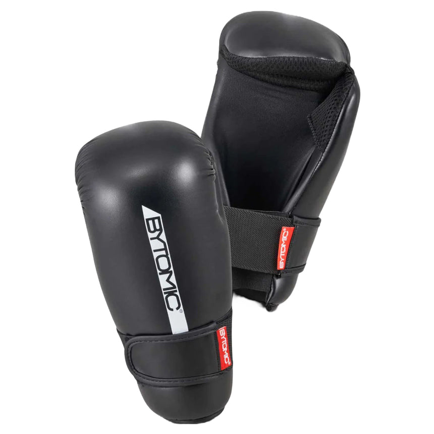 Black/White Bytomic Red Label Pointfighter Gloves    at Bytomic Trade and Wholesale