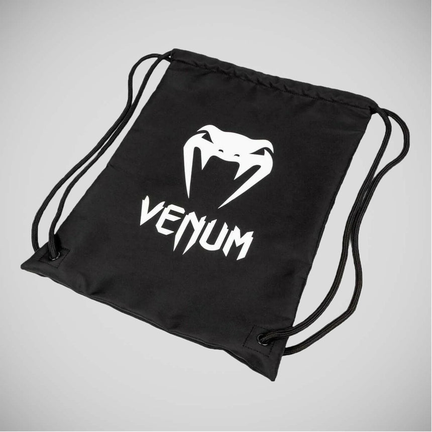 Black/White Venum Classic Drawstring Bag    at Bytomic Trade and Wholesale