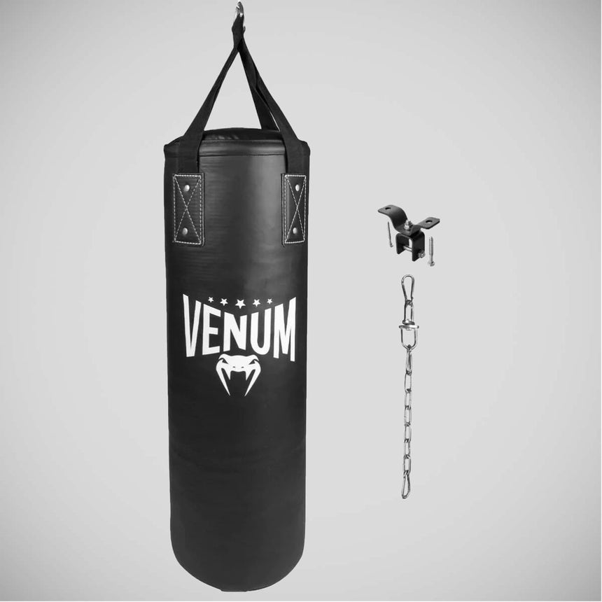 Black/White Venum Origins Heavy Punch Bag Kit    at Bytomic Trade and Wholesale