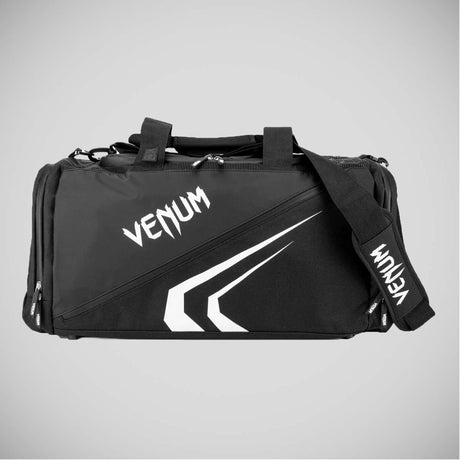 Black/White Venum Trainer Lite Evo Sports Bag    at Bytomic Trade and Wholesale