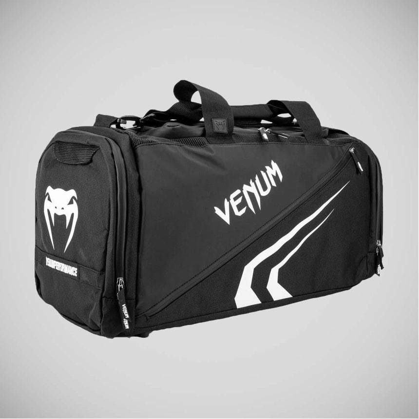 Black/White Venum Trainer Lite Evo Sports Bag    at Bytomic Trade and Wholesale