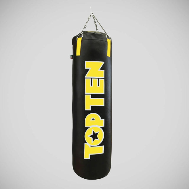 Black/Yellow Top Ten Heavy Bag 50kg    at Bytomic Trade and Wholesale