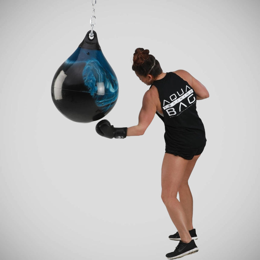 Blue Aqua 15" 75lb Energy Punching Bag