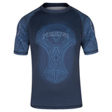 Blue/Black Fumetsu Mjolnir Short Sleeve Rash Guard    at Bytomic Trade and Wholesale