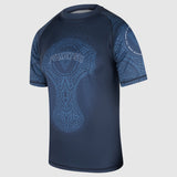 Blue/Black Fumetsu Mjolnir Short Sleeve Rash Guard    at Bytomic Trade and Wholesale