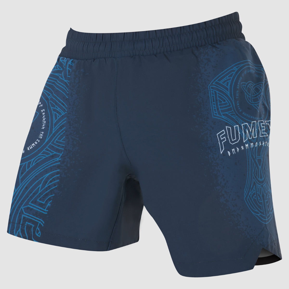 Blue/Black Fumetsu Mjolnir V-Lite Fight Shorts    at Bytomic Trade and Wholesale