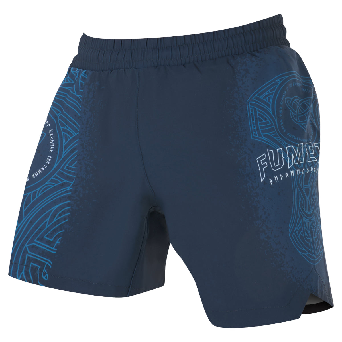 Blue/Black Fumetsu Mjolnir V-Lite Fight Shorts    at Bytomic Trade and Wholesale