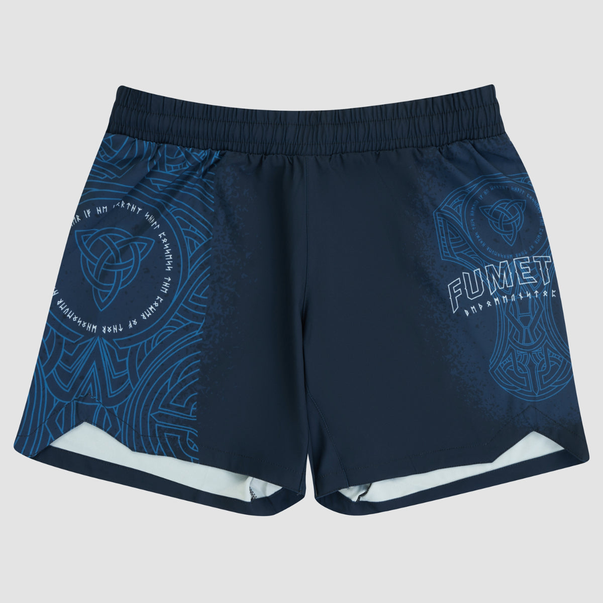 Blue/Black Fumetsu Mjolnir V-Lite Fight Shorts    at Bytomic Trade and Wholesale