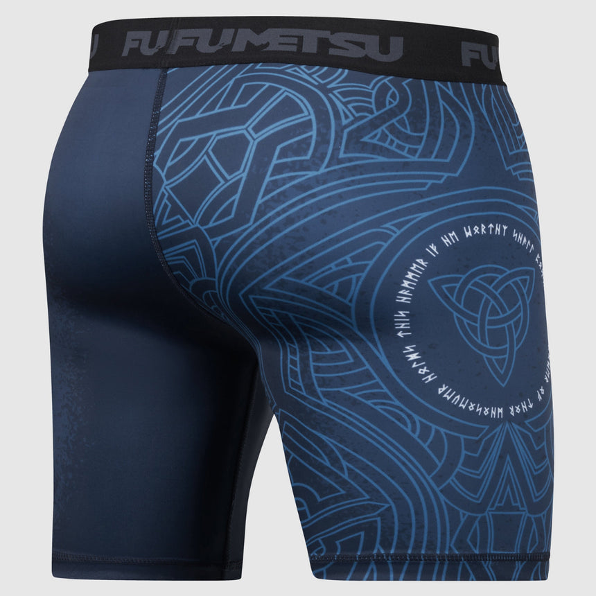 Blue/Black Fumetsu Mjolnir Vale Tudo shorts    at Bytomic Trade and Wholesale