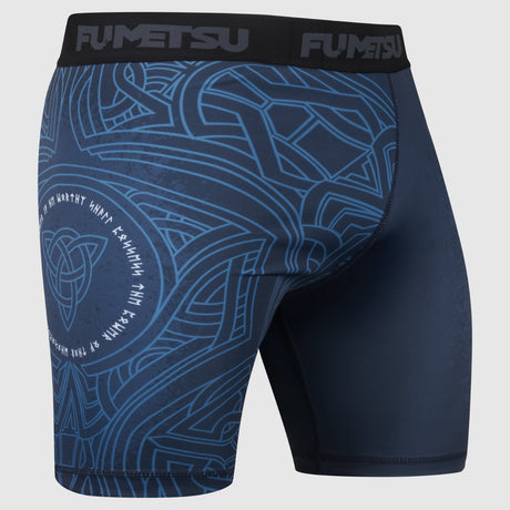 Blue/Black Fumetsu Mjolnir Vale Tudo shorts    at Bytomic Trade and Wholesale