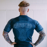 Blue/Black Fumetsu Mjolnir Short Sleeve Rash Guard    at Bytomic Trade and Wholesale