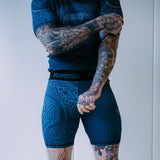 Blue/Black Fumetsu Mjolnir Vale Tudo shorts    at Bytomic Trade and Wholesale