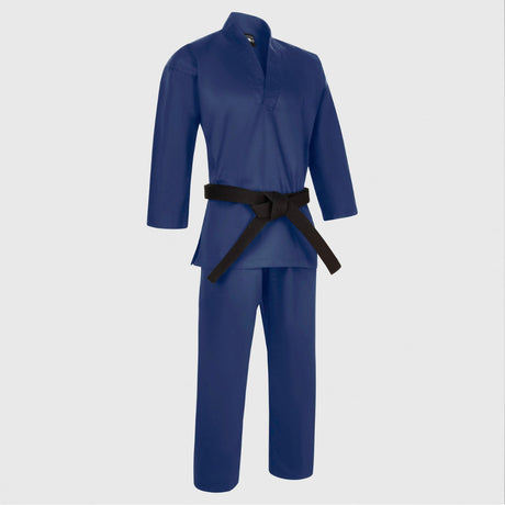 Blue Bytomic Red Label V-Neck Kids Martial Arts Uniform    at Bytomic Trade and Wholesale