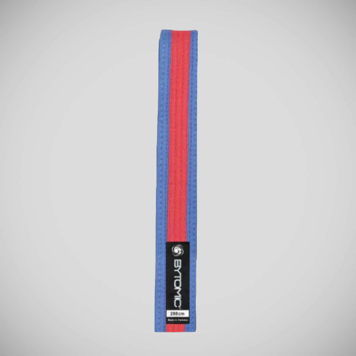 Blue/Red Bytomic Coloured Stripe Martial Arts Belt    at Bytomic Trade and Wholesale