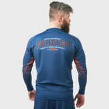 Navy Fumetsu Varsity Long Sleeve Rash Guard    at Bytomic Trade and Wholesale