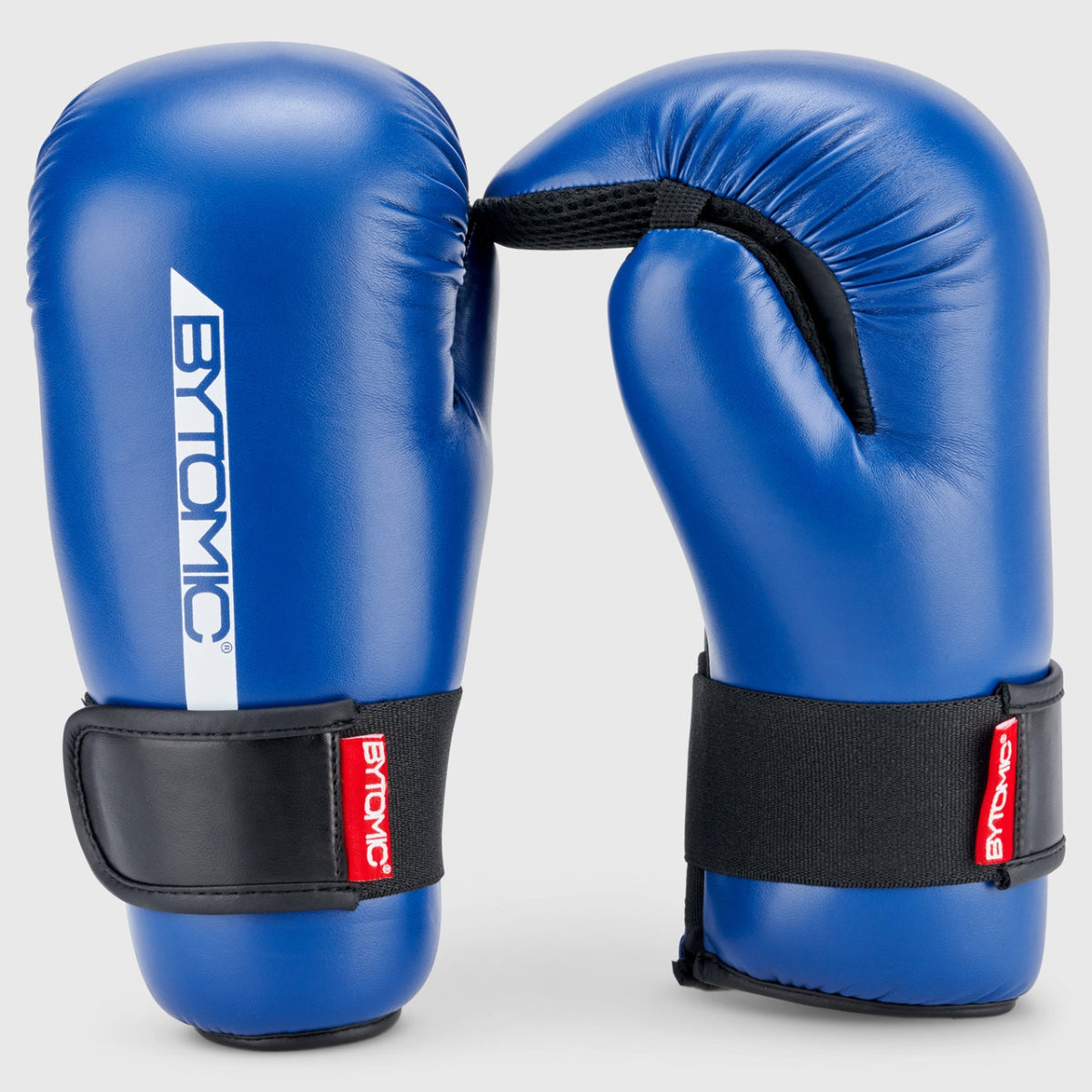 Blue/White Bytomic Red Label Pointfighter Gloves    at Bytomic Trade and Wholesale