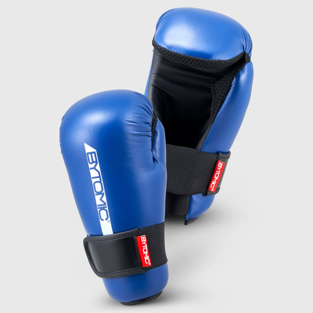 Blue/White Bytomic Red Label Pointfighter Gloves    at Bytomic Trade and Wholesale