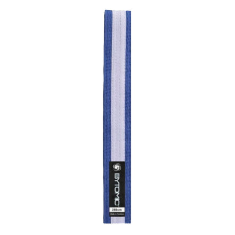 Blue/White Stripe Bytomic 100% Cotton Martial Arts Belt at Bytomic Trade and Wholesale