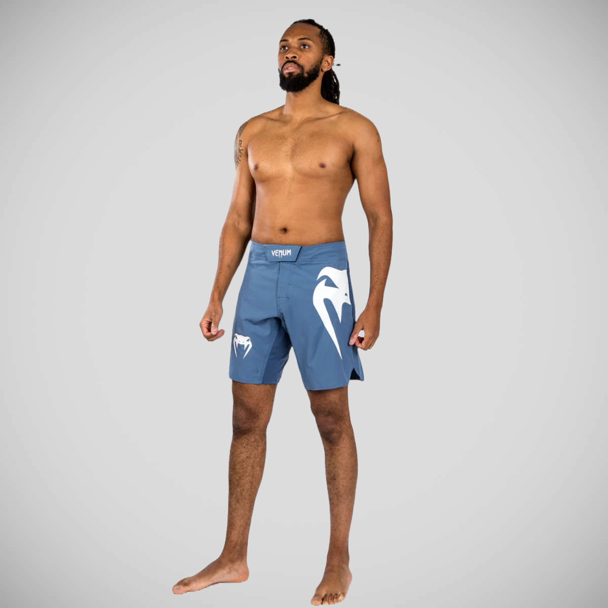 Blue/White Venum Light 5.0 Fight Shorts    at Bytomic Trade and Wholesale