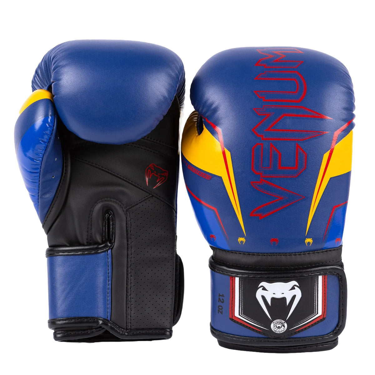 Blue/Yellow Venum Elite Evo Boxing Gloves    at Bytomic Trade and Wholesale