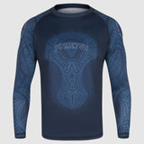 Blue/Black Fumetsu Mjolnir Long Sleeve Rash Guard    at Bytomic Trade and Wholesale